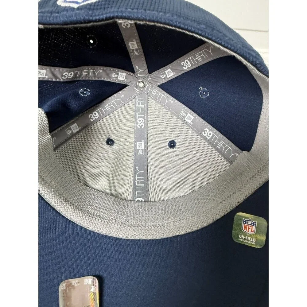 39Thirty New Era Blue Silver NFL Dallas Cowboys Fitted Hat Size Small/Medium